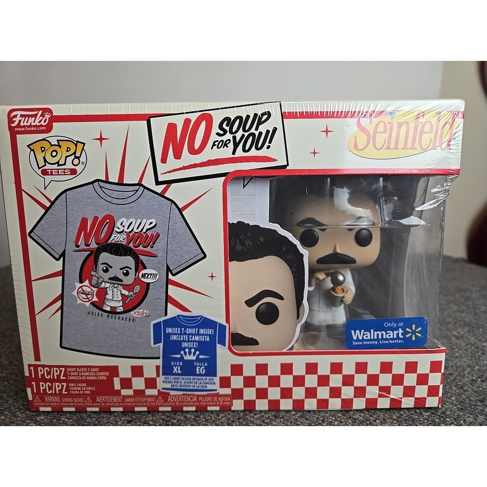 Funko Pop Seinfeld Yev Kassem No Soup For You With Xl Shirt Walmart Exclusive